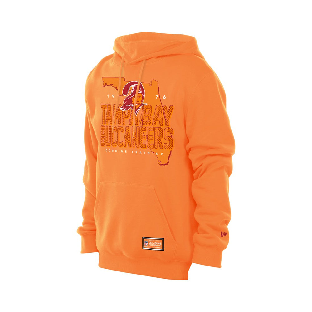 Tampa Bay Buccaneers New Era Combine Authentic Local State Throwback Hoodie - Orange Hoodies