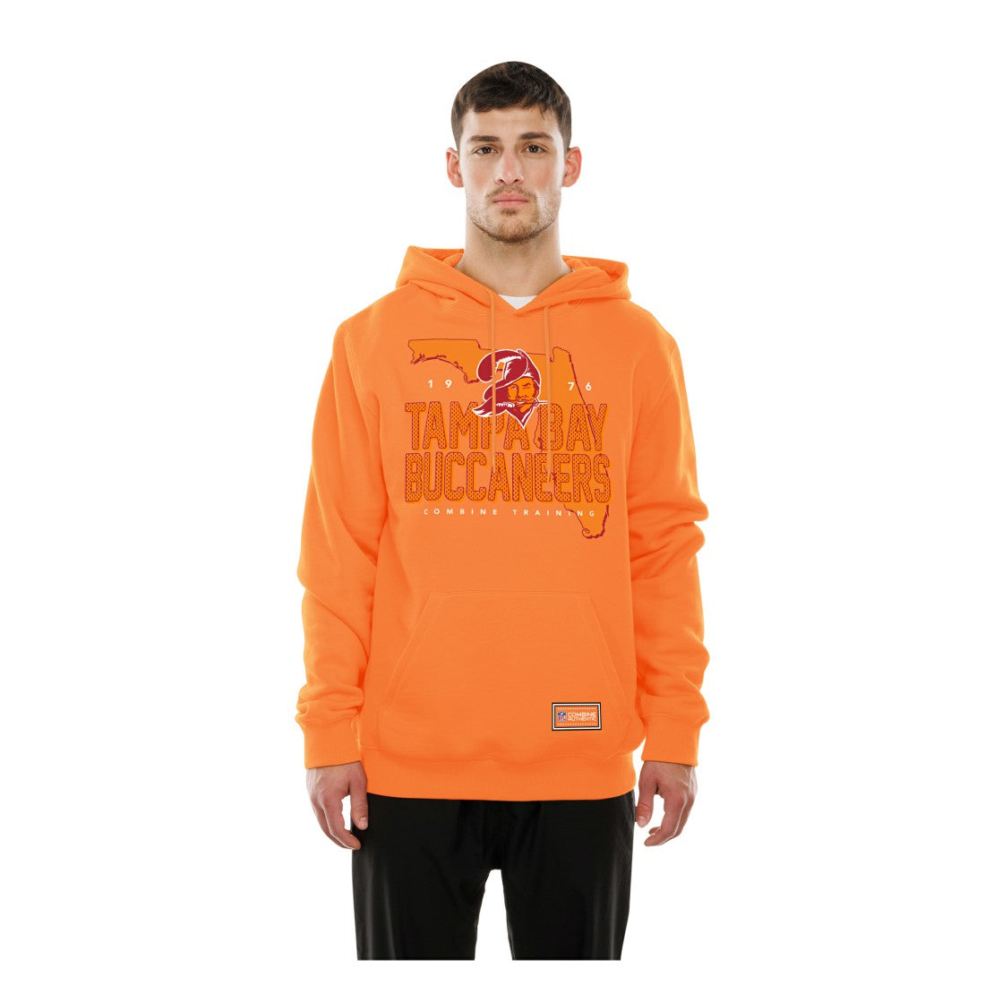 Tampa Bay Buccaneers New Era Combine Authentic Local State Throwback Hoodie - Orange Hoodies