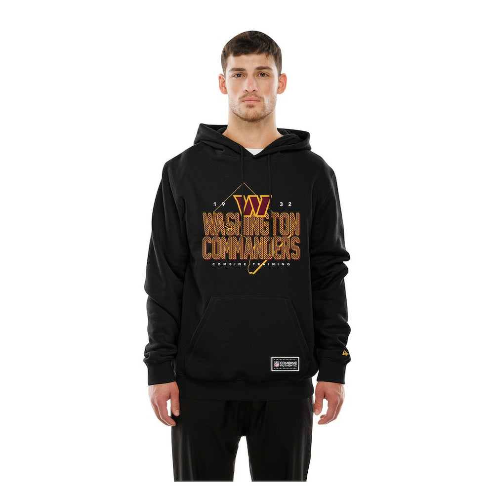 Washington Commanders New Era Combine Authentic Local State Hoodie - Black Hoodies