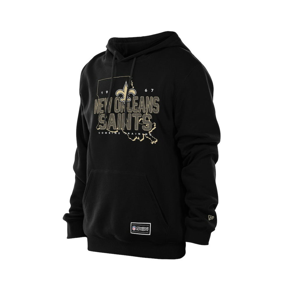 New Orleans Saints New Era Combine Authentic Local State Hoodie - Black Hoodies
