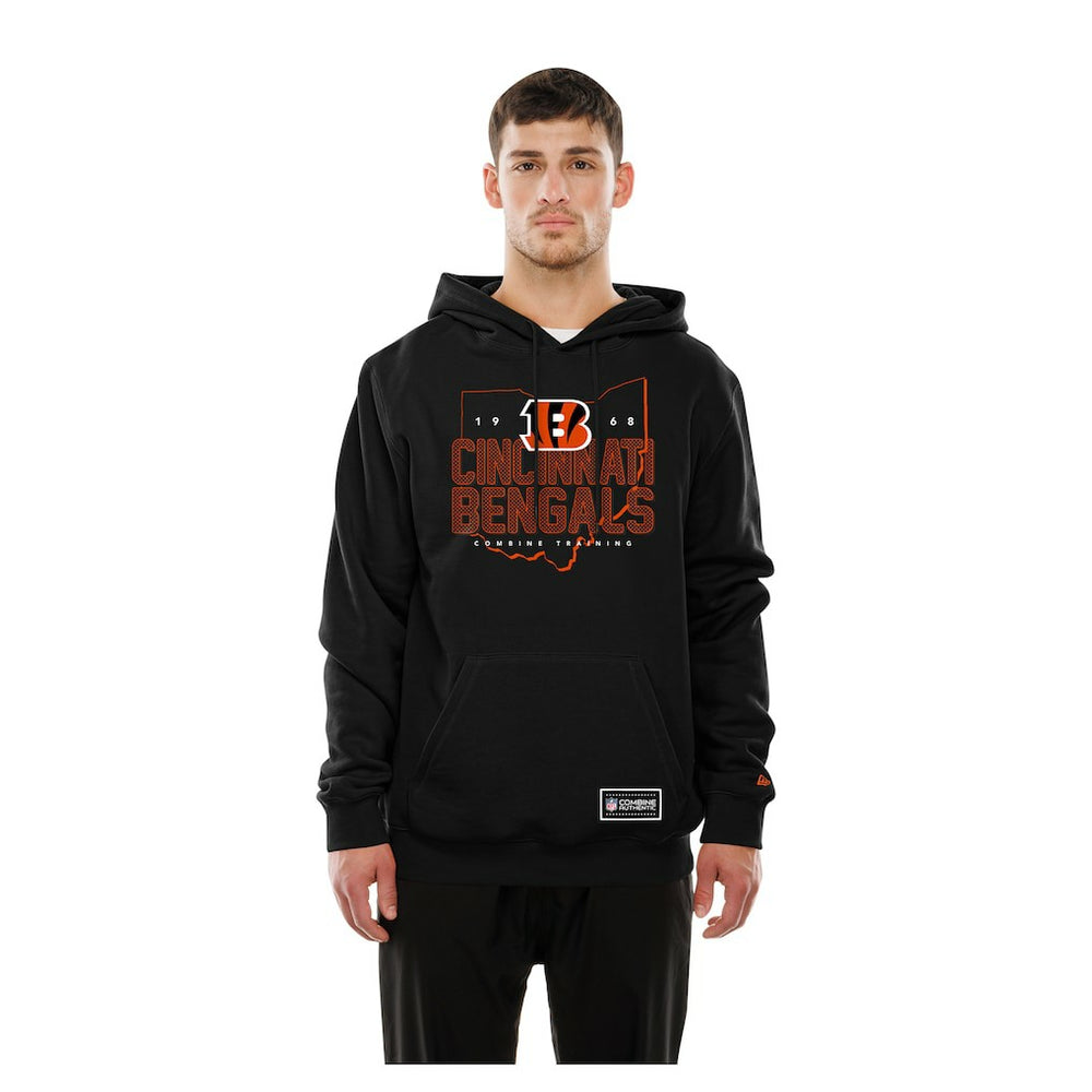 Cincinnati Bengals New Era Combine Authentic Local State Hoodie - Black Hoodies