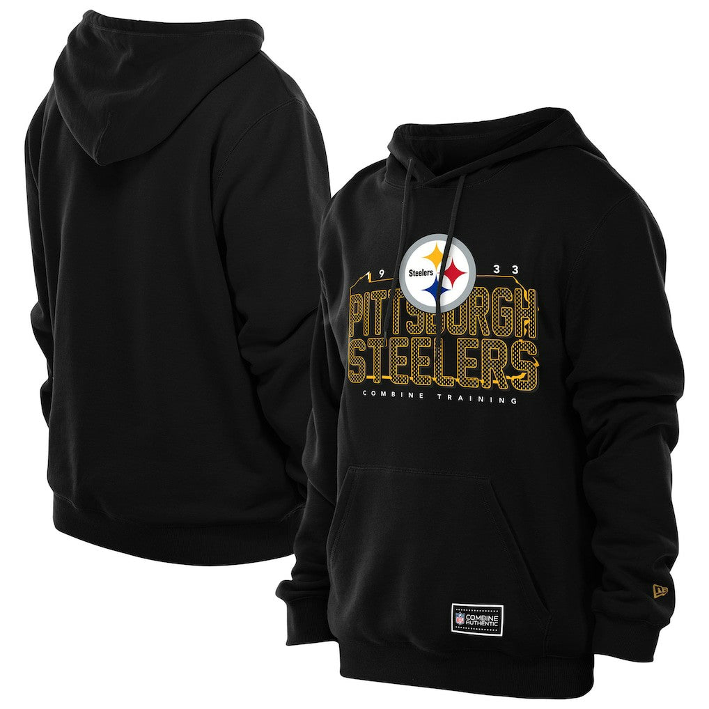 Pittsburgh Steelers New Era Combine Authentic Local State Hoodie - Black Hoodies