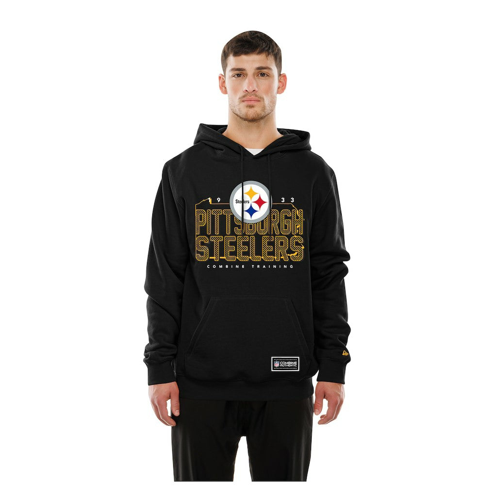 Pittsburgh Steelers New Era Combine Authentic Local State Hoodie - Black Hoodies
