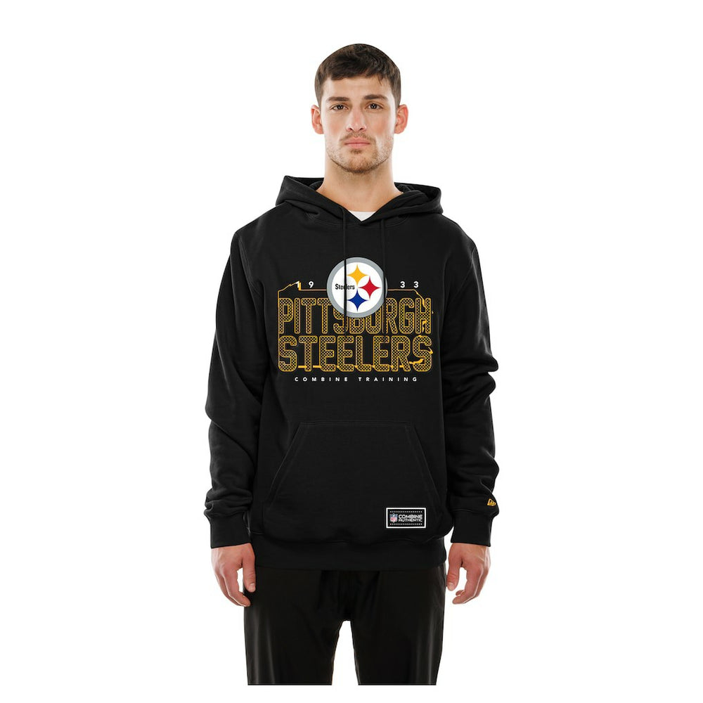 Pittsburgh Steelers New Era Combine Authentic Local State Hoodie - Black Hoodies
