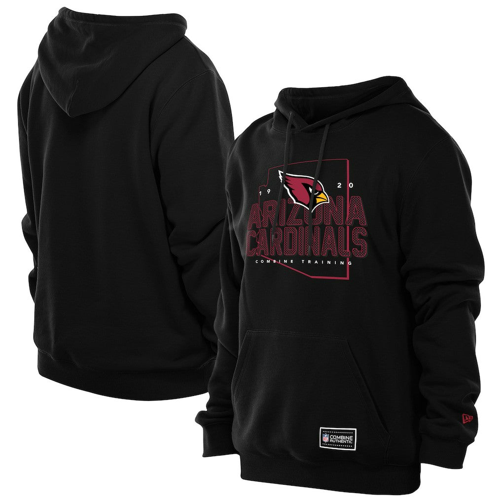 Arizona Cardinals New Era Combine Authentic Local State Hoodie - Black Hoodies