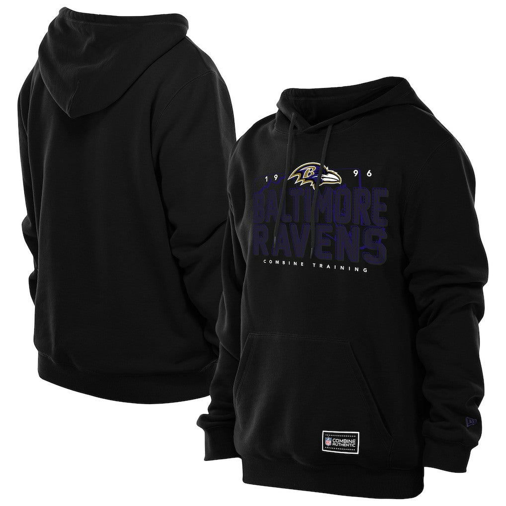 Baltimore Ravens New Era Combine Authentic Local State Hoodie - Black Hoodies
