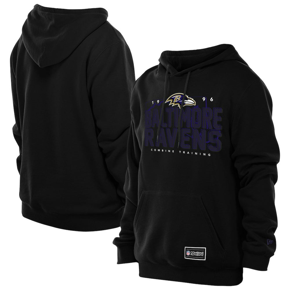 Baltimore Ravens New Era Combine Authentic Local State Hoodie - Black Hoodies