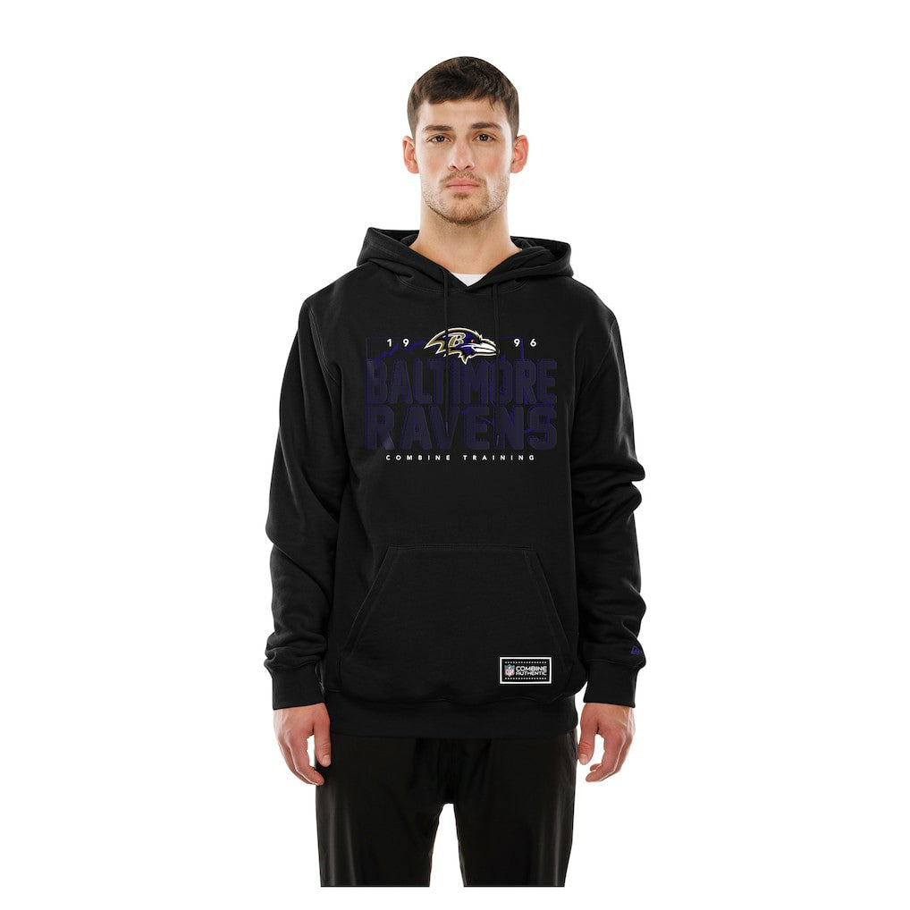 Baltimore Ravens New Era Combine Authentic Local State Hoodie - Black Hoodies