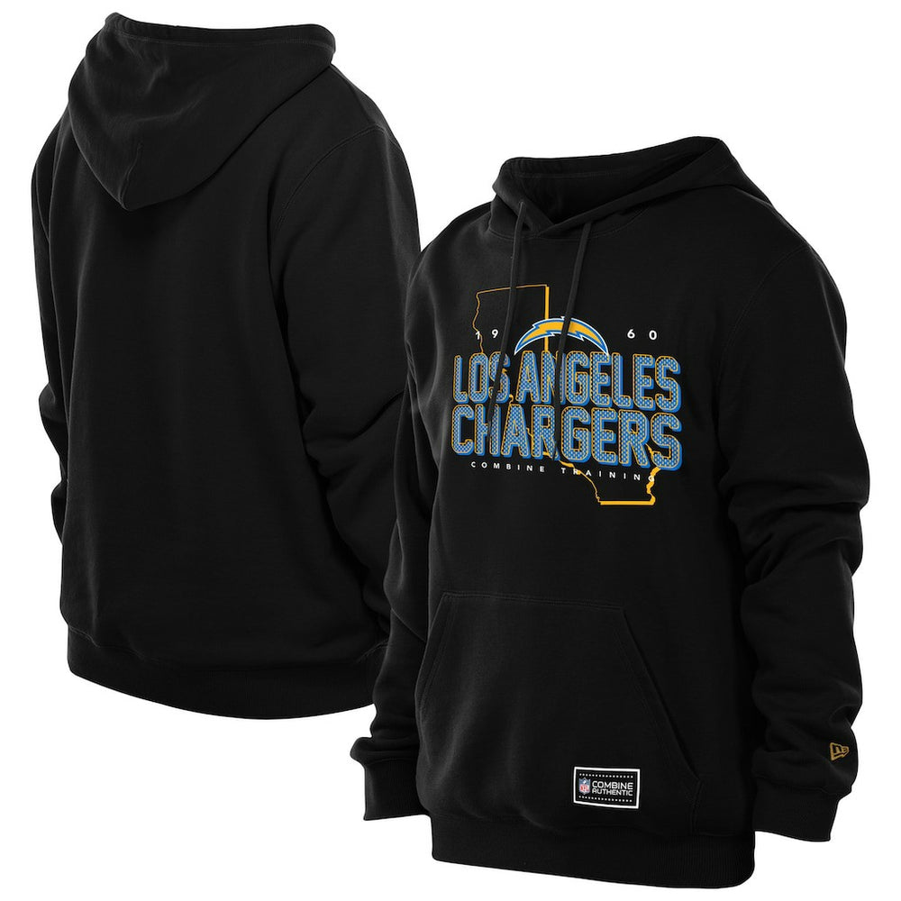 Los Angeles Chargers New Era Combine Authentic Local State Hoodie - Black Hoodies