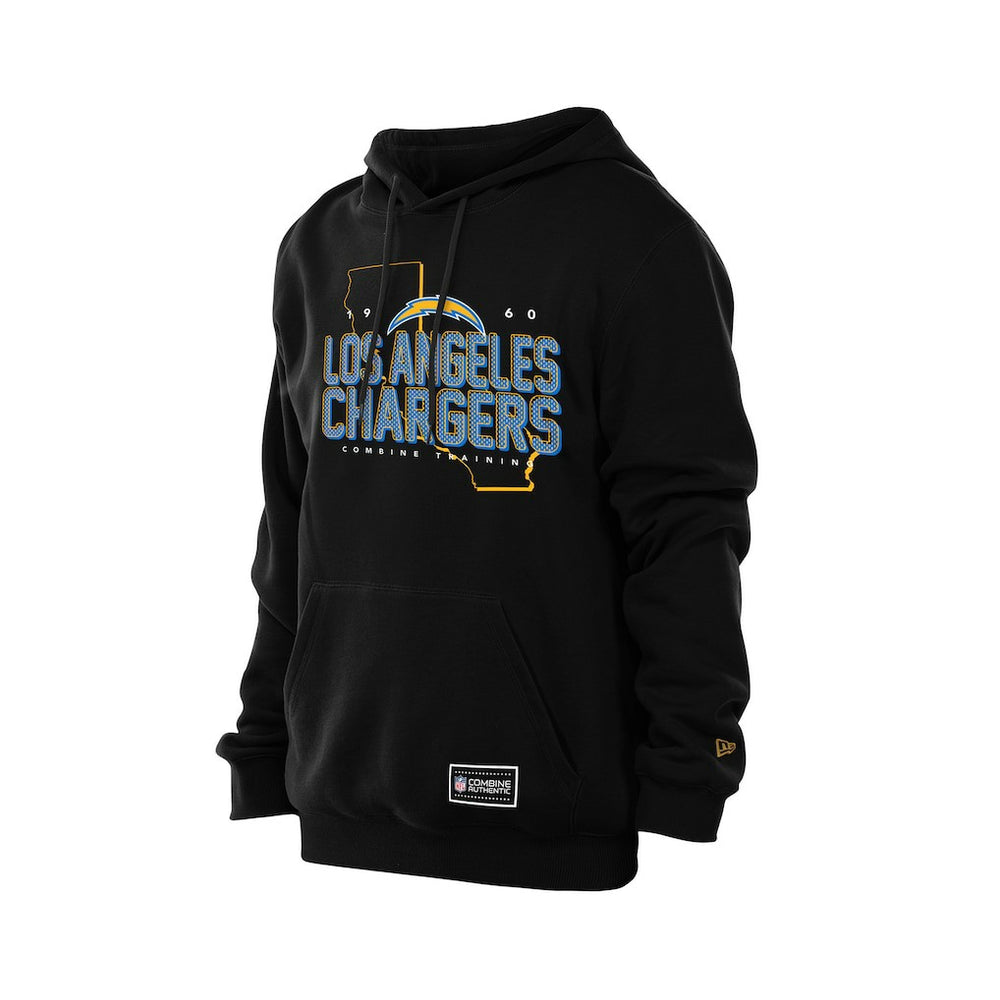 Los Angeles Chargers New Era Combine Authentic Local State Hoodie - Black Hoodies