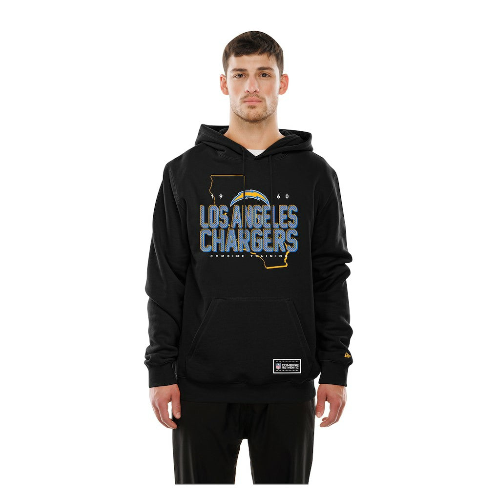 Los Angeles Chargers New Era Combine Authentic Local State Hoodie - Black Hoodies