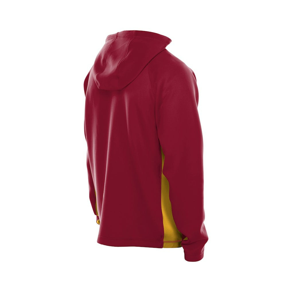 Washington Commanders New Era Combine Authentic Raglan Scuba Full-Zip Hoodie - Burgundy Hoodies