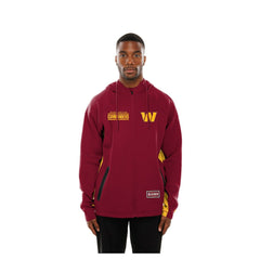 Washington Commanders New Era Combine Authentic Raglan Scuba Full-Zip Hoodie - Burgundy Hoodies