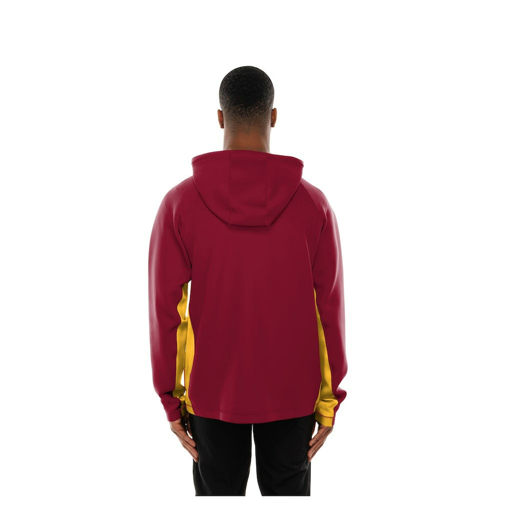 Washington Commanders New Era Combine Authentic Raglan Scuba Full-Zip Hoodie - Burgundy Hoodies