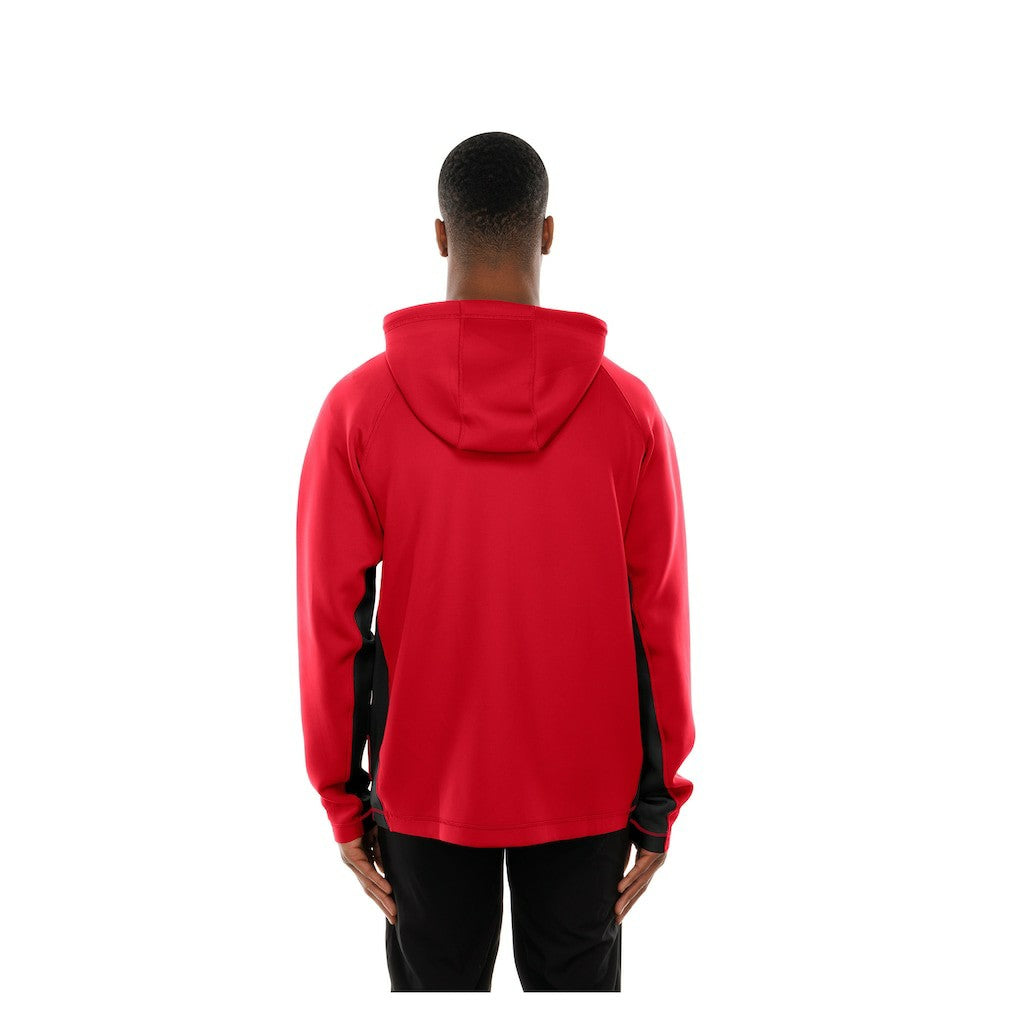 Kansas City Chiefs New Era Combine Authentic Raglan Scuba Full-Zip Hoodie - Red Hoodies