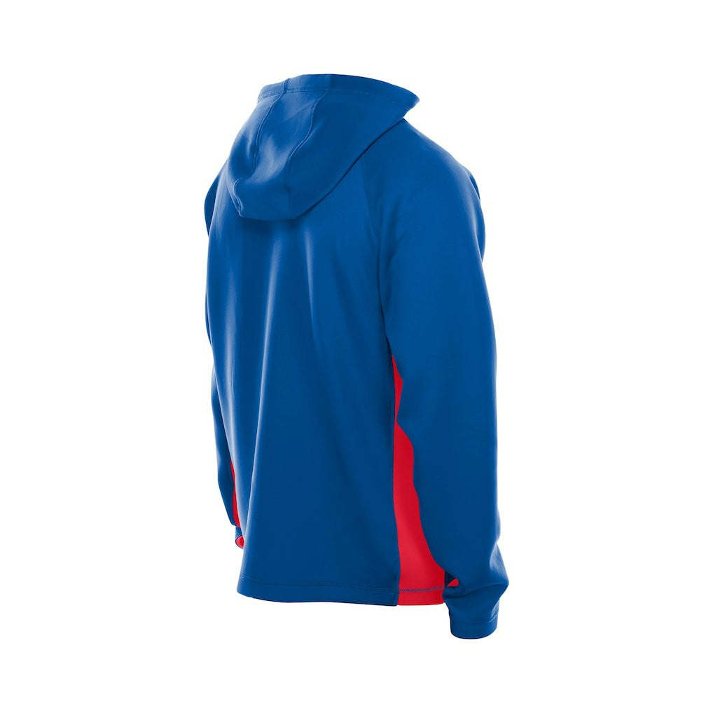 New York Giants New Era Combine Authentic Raglan Scuba Full-Zip Hoodie - Royal Hoodies