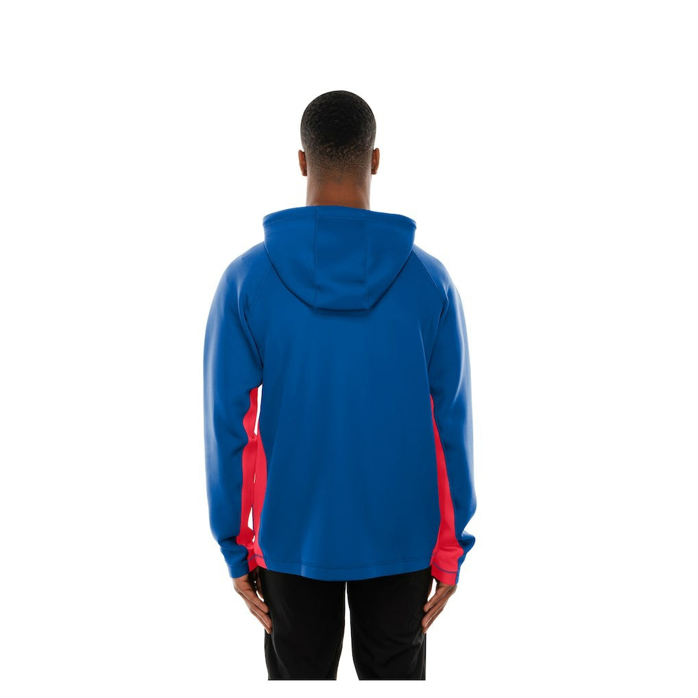 New York Giants New Era Combine Authentic Raglan Scuba Full-Zip Hoodie - Royal Hoodies