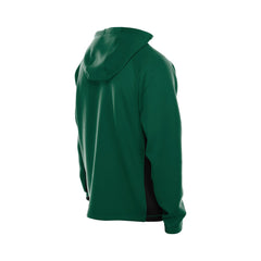 New York Jets New Era Combine Authentic Raglan Scuba Full-Zip Hoodie - Green Hoodies