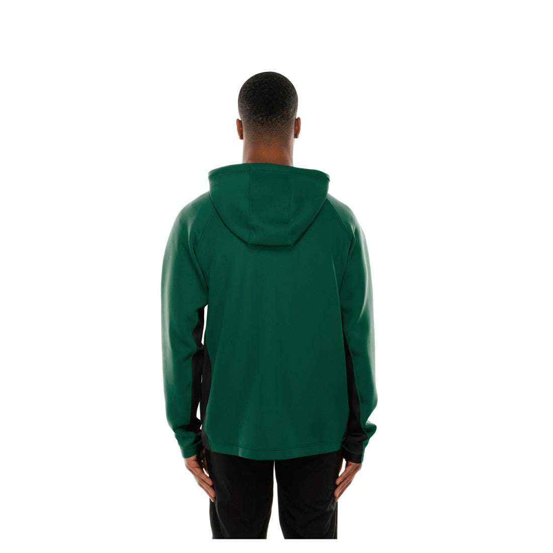 New York Jets New Era Combine Authentic Raglan Scuba Full-Zip Hoodie - Green Hoodies