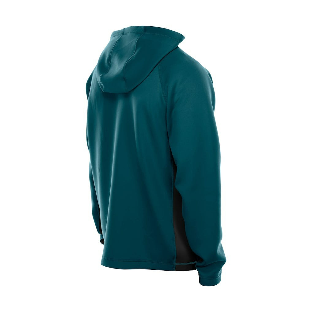 Philadelphia Eagles New Era Combine Authentic Raglan Scuba Full-Zip Hoodie - Midnight Green Hoodies