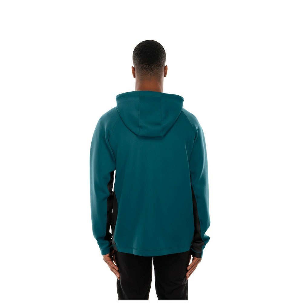 Philadelphia Eagles New Era Combine Authentic Raglan Scuba Full-Zip Hoodie - Midnight Green Hoodies