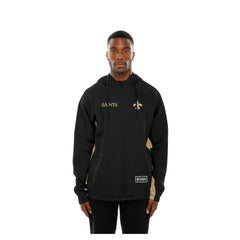 New Orleans Saints New Era Combine Authentic Raglan Scuba Full-Zip Hoodie - Black Hoodies