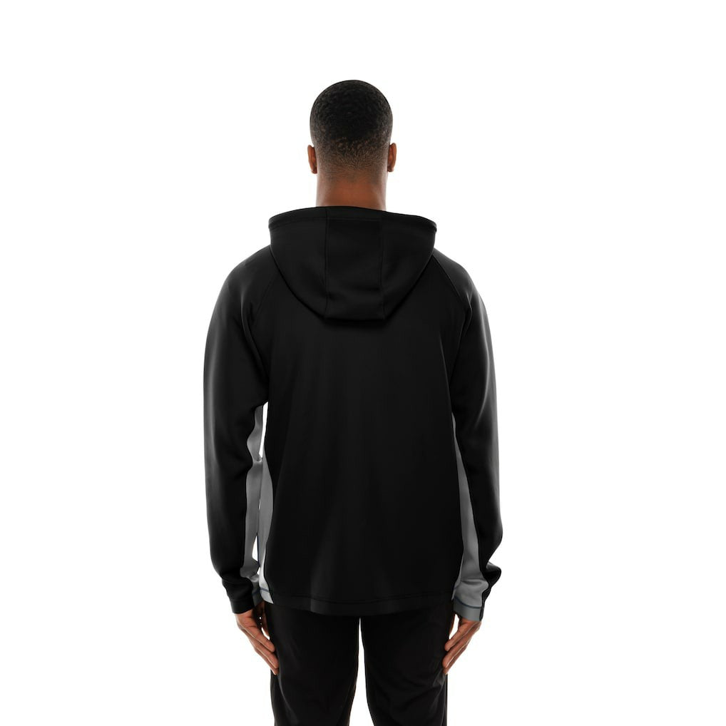 Las Vegas Raiders New Era Combine Authentic Raglan Scuba Full-Zip Hoodie - Black Hoodies