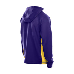 Minnesota Vikings New Era Combine Authentic Raglan Scuba Full-Zip Hoodie - Purple Hoodies