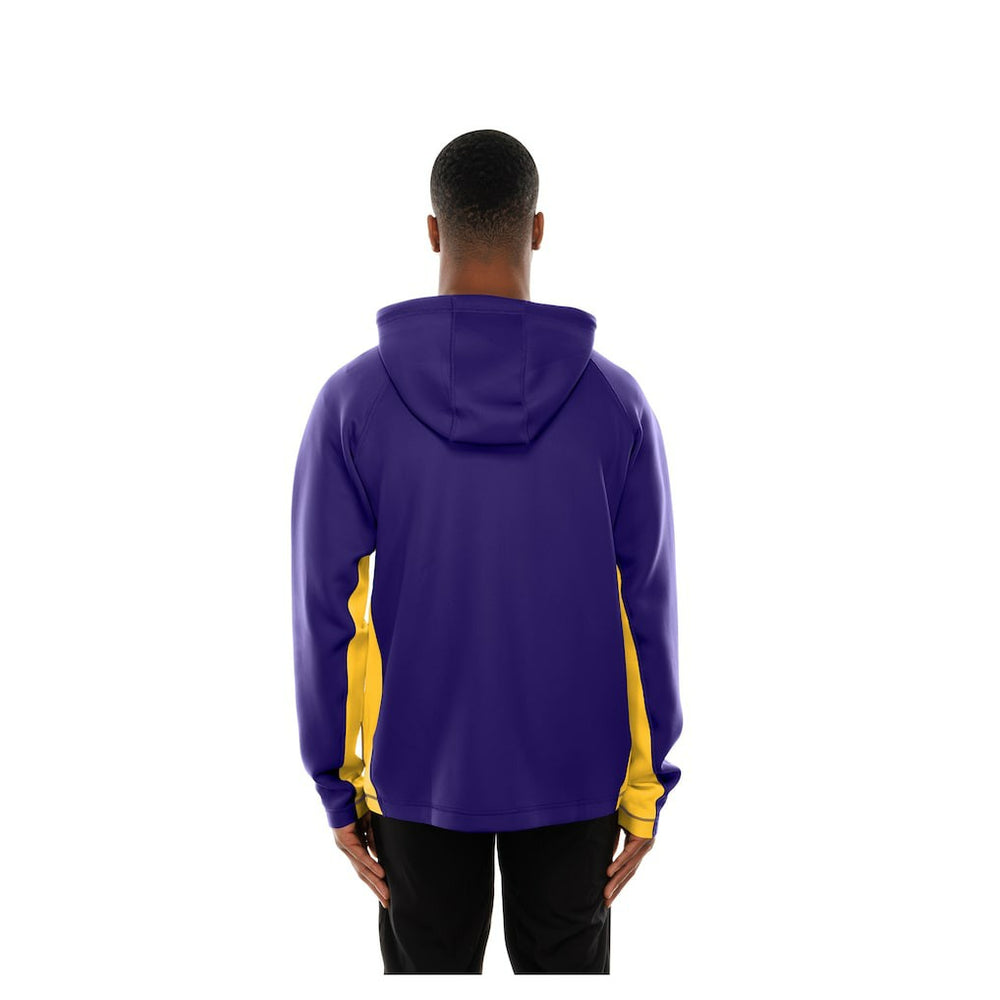 Minnesota Vikings New Era Combine Authentic Raglan Scuba Full-Zip Hoodie - Purple Hoodies
