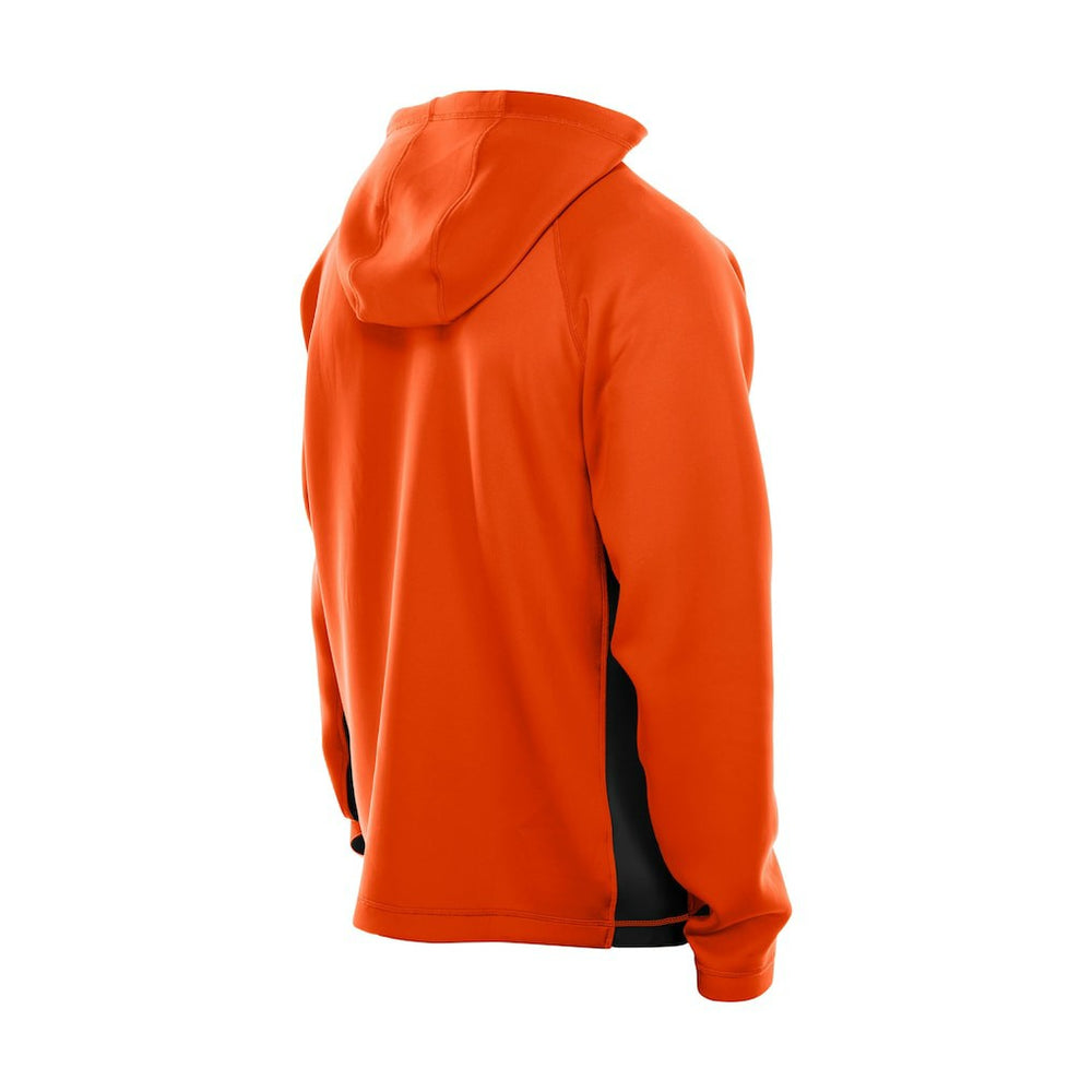 Cincinnati Bengals New Era Combine Authentic Raglan Scuba Full-Zip Hoodie - Orange Hoodies