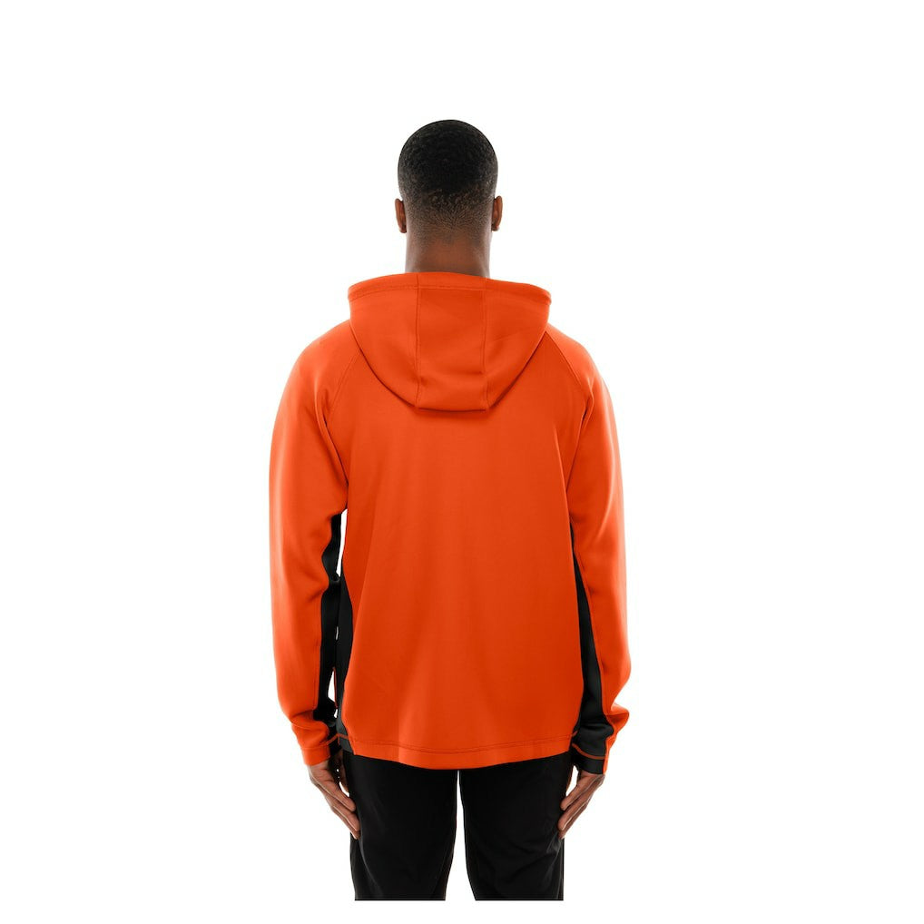 Cincinnati Bengals New Era Combine Authentic Raglan Scuba Full-Zip Hoodie - Orange Hoodies