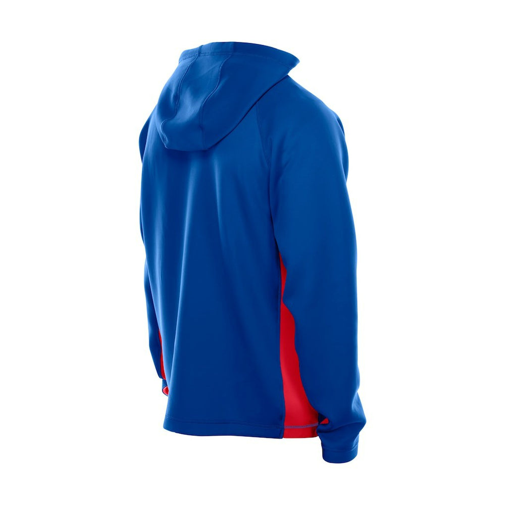 Buffalo Bills New Era Combine Authentic Raglan Scuba Full-Zip Hoodie - Royal Hoodies