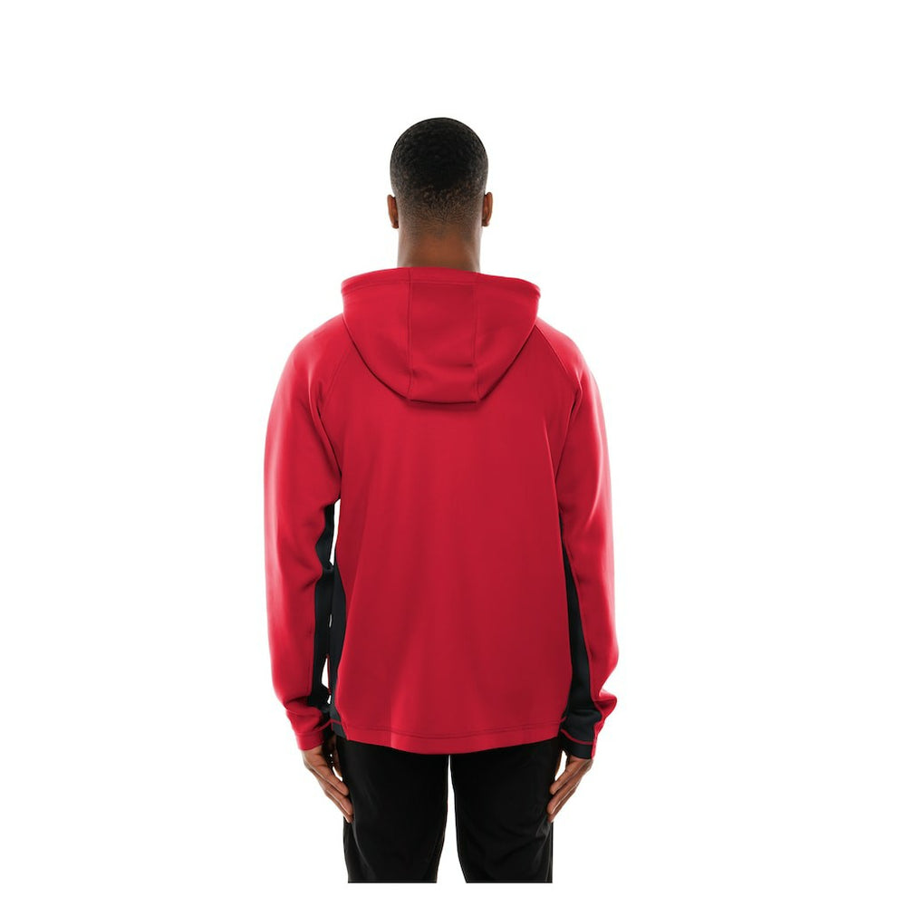 Atlanta Falcons New Era Combine Authentic Raglan Scuba Full-Zip Hoodie - Red Hoodies