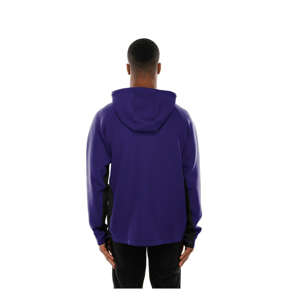 Baltimore Ravens New Era Combine Authentic Raglan Scuba Full-Zip Hoodie - Purple Hoodies