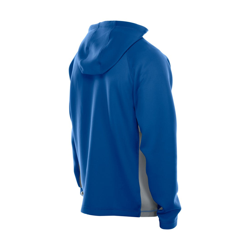 Detroit Lions New Era Combine Authentic Raglan Scuba Full-Zip Hoodie - Blue Hoodies