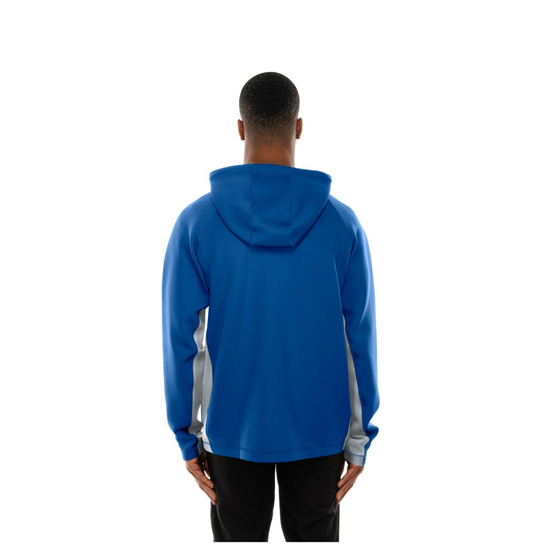 Detroit Lions New Era Combine Authentic Raglan Scuba Full-Zip Hoodie - Blue Hoodies
