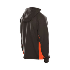 Cleveland Browns New Era Combine Authentic Raglan Scuba Full-Zip Hoodie - Brown Hoodies