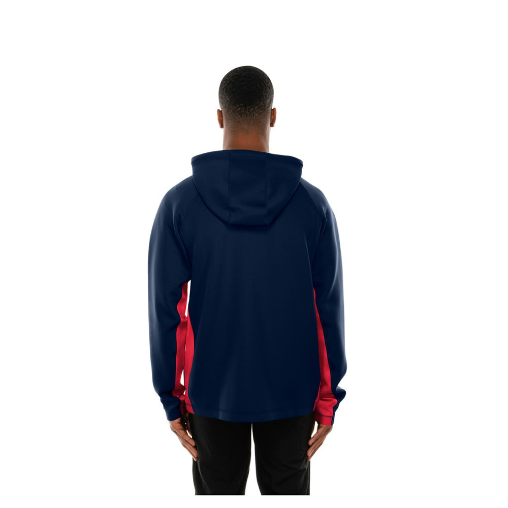 Houston Texans New Era Combine Authentic Raglan Scuba Full-Zip Hoodie - Navy Hoodies