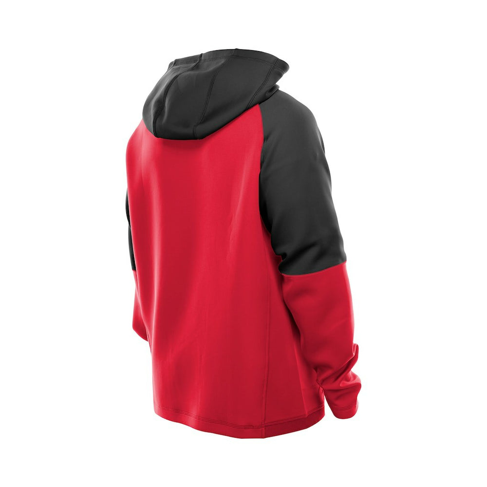 Kansas City Chiefs New Era Combine Authentic Color Block Raglan Pullover Hoodie - Red Hoodies