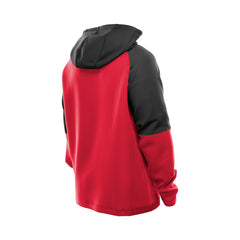 Kansas City Chiefs New Era Combine Authentic Color Block Raglan Pullover Hoodie - Red Hoodies