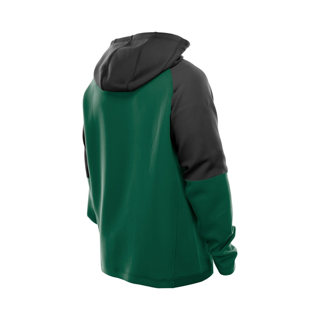 New York Jets New Era Combine Authentic Color Block Raglan Pullover Hoodie - Green Hoodies