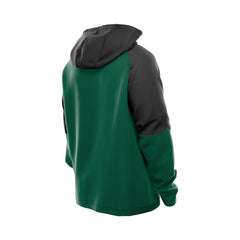 New York Jets New Era Combine Authentic Color Block Raglan Pullover Hoodie - Green Hoodies