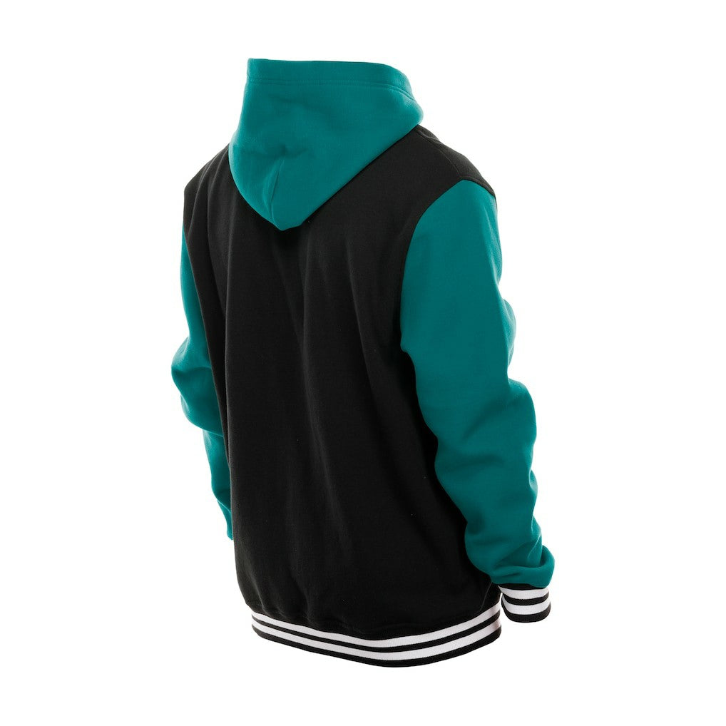 Miami Dolphins New Era Full-Snap Fleece Hoodie Jacket - Black Hoodies