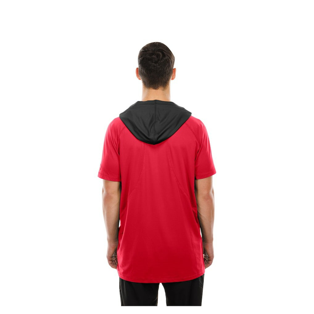 Kansas City Chiefs New Era Combine Authentic Hooded Raglan Short-Sleeve T-Shirt - Red T-shirts
