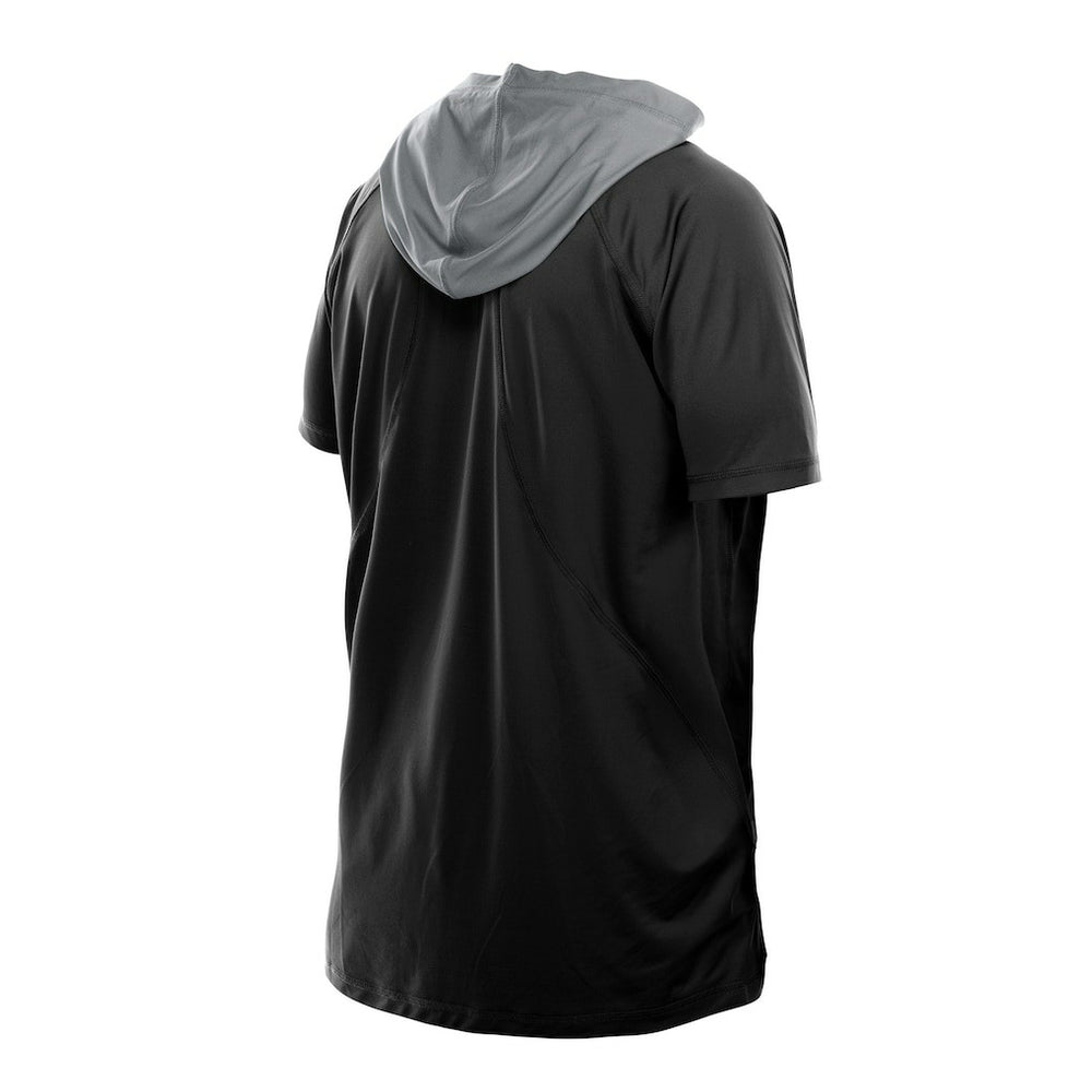 Las Vegas Raiders New Era Combine Authentic Hooded Raglan Short-Sleeve T-Shirt - Black T-shirts
