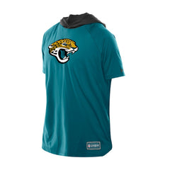 Jacksonville Jaguars New Era Combine Authentic Hooded Raglan Short-Sleeve T-Shirt - Teal T-shirts