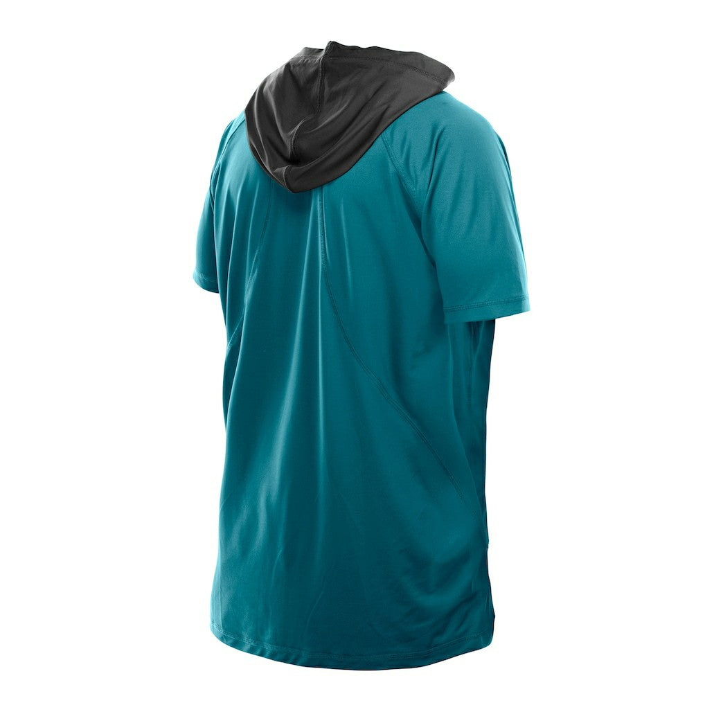 Jacksonville Jaguars New Era Combine Authentic Hooded Raglan Short-Sleeve T-Shirt - Teal T-shirts