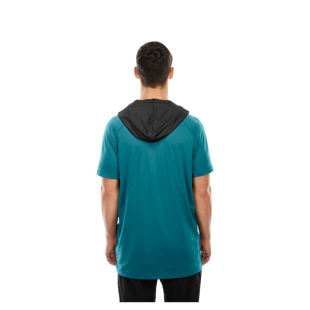 Jacksonville Jaguars New Era Combine Authentic Hooded Raglan Short-Sleeve T-Shirt - Teal T-shirts