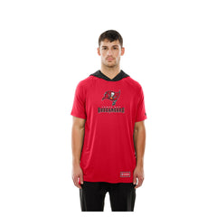 Tampa Bay Buccaneers New Era Combine Authentic Hooded Raglan Short-Sleeve T-Shirt - Red T-shirts