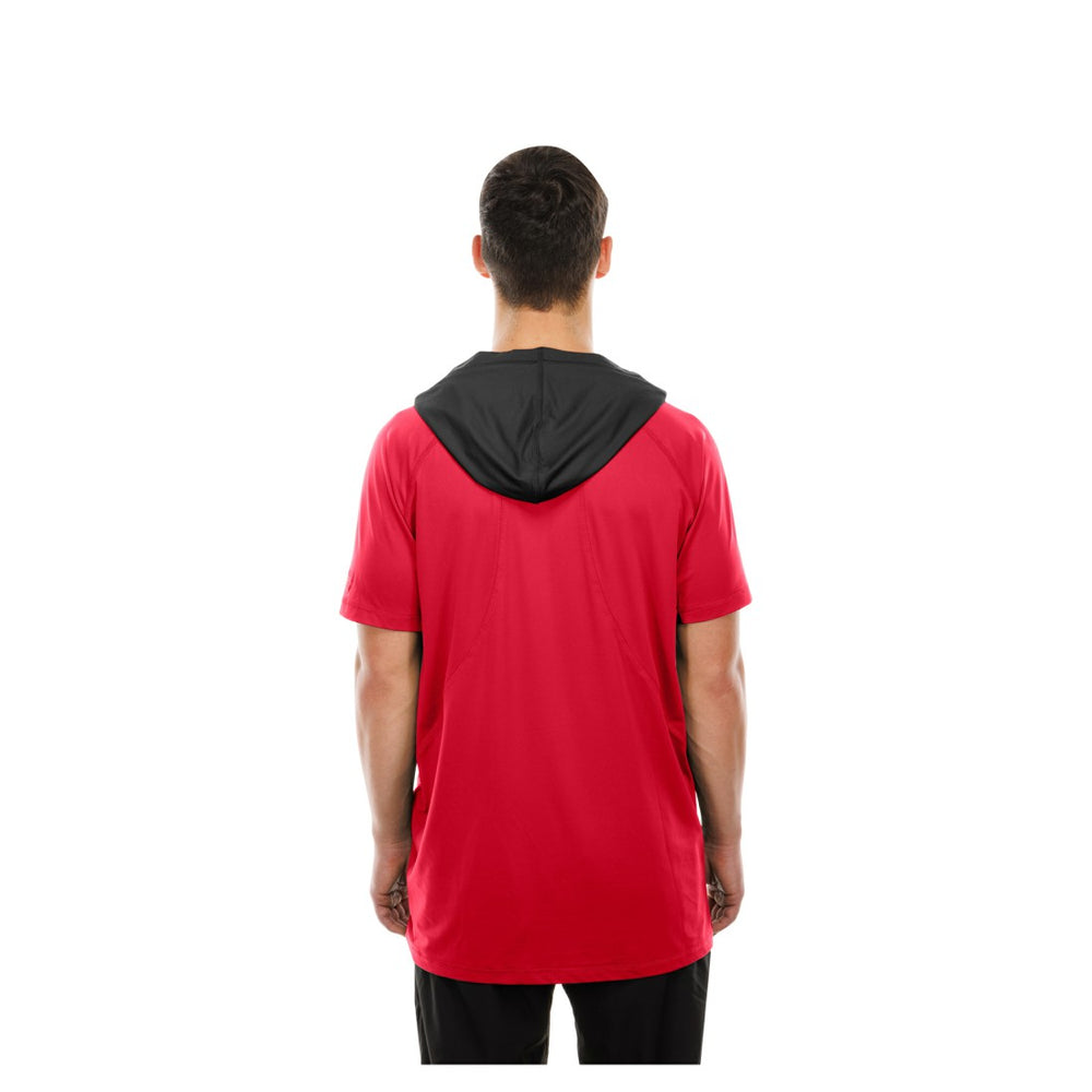 Tampa Bay Buccaneers New Era Combine Authentic Hooded Raglan Short-Sleeve T-Shirt - Red T-shirts